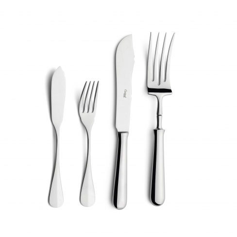 Baguette, Cutipol - faca de peixe, garfo de peixe, faca de servir peixe, garfo de servir peixe